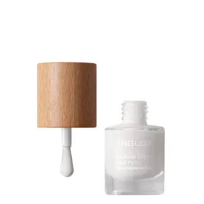 Лак для ногтей Inglot Natural Origin 019 Coconut Shake кремовый нюдовый, воздушная сушка, 8 мл