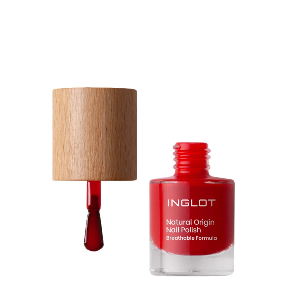 Лак для ногтей Inglot Natural Origin 024 Short Romance деликатный оттенок, глянцевый финиш, 8 мл