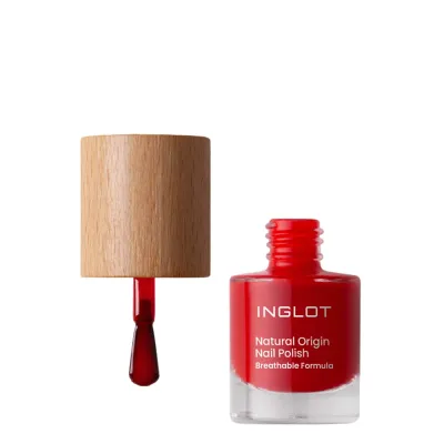 Лак для ногтей Inglot Natural Origin 024 Short Romance деликатный оттенок, глянцевый финиш, 8 мл