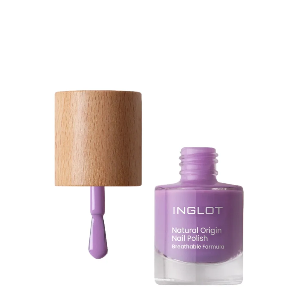 Лак для ногтей Inglot Natural Origin 031 Baby Lavender пастельный лавандовый, глянцевый финиш, 8 мл