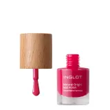 Лак для ногтей Inglot Natural Origin 042 Summer Raspberry малиновый розовый, глянцевый финиш, 8 мл — фото 1
