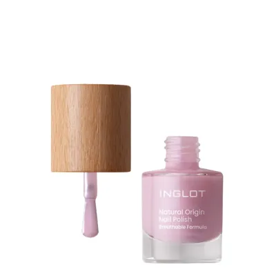 Лак для ногтей Inglot Natural Origin 047 Candy Pearl перламутровый, розово-красная гамма