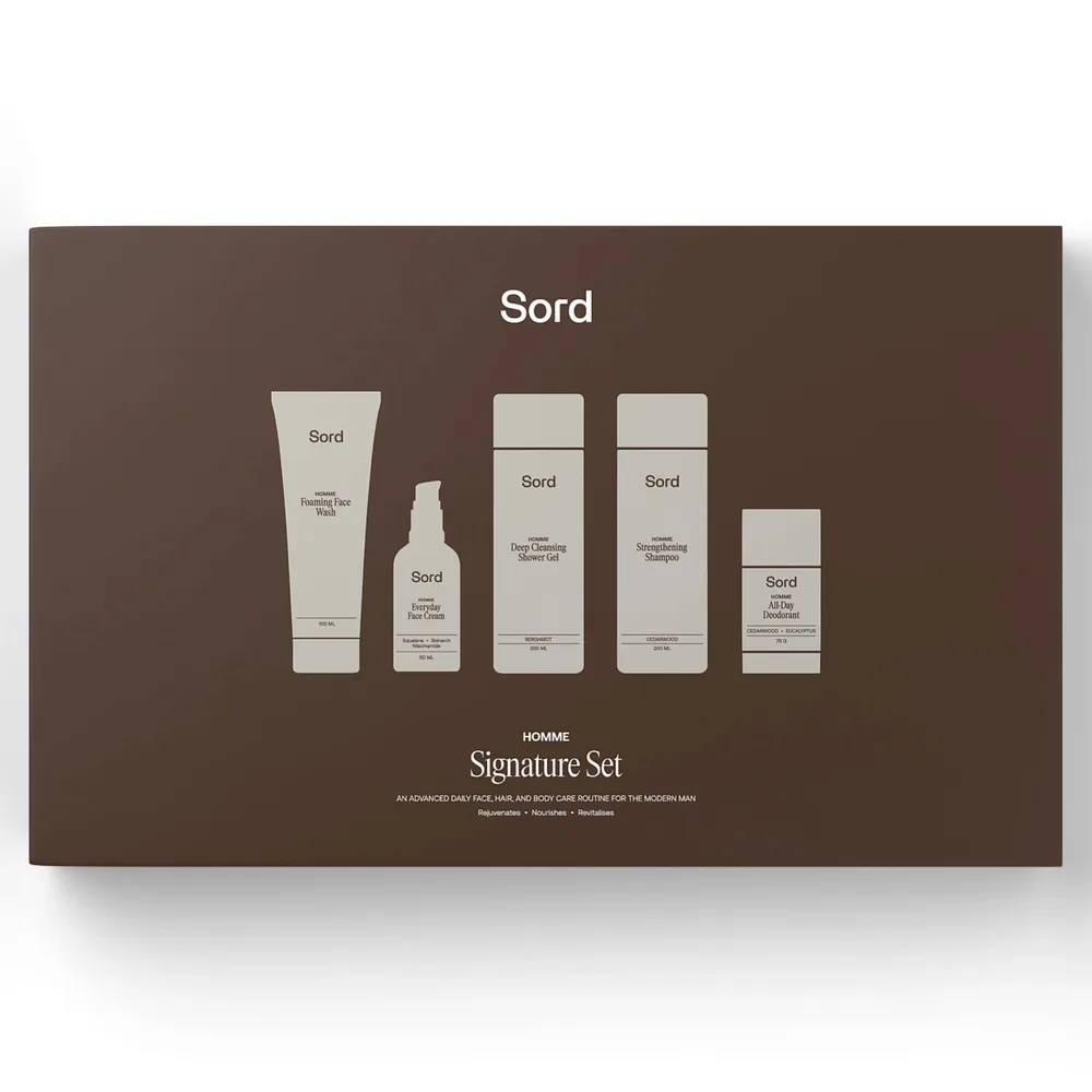 Набор для мужчин SORD Signature Set уход за лицом, телом и волосами, подарочный
