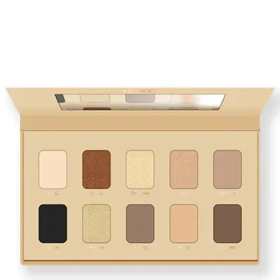 Палетка теней для век JOKO Mystery Eyeshadow Palette 10 оттенков, бежевые, коричневые, серо-графитовые, с зеркалом
