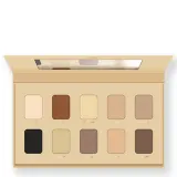 Палетка теней для век JOKO Mystery Eyeshadow Palette 10 оттенков, бежевые, коричневые, серо-графитовые, с зеркалом — фото 1