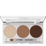 Тени для век Kryolan Eye Shadow Mirror Palette 3 Colors magnetic Smokey Nude палетка нюдовых оттенков с зеркалом — фото 1