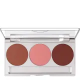Румяна Kryolan Trio Blusher Magnetic Subtle палетка из трёх сдержанных оттенков, магнитный футляр — фото 1