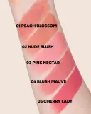 Румяна в стике Pierre Rene Blush Me Stick 05 Cherry Lady кремовые насыщенные вишнёвые — фото 2