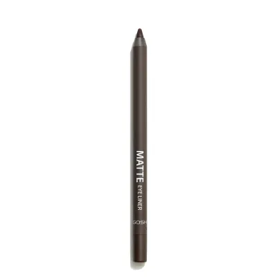 Карандаш для глаз Gosh Matte Eye Liner матовый водостойкий, коричневый, 004 Mocha