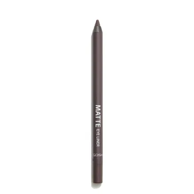 Карандаш для глаз Gosh Matte Eye Liner матовый, водостойкий, оттенок 005 Mole, нейтральный коричнево-серо-бежевый тон