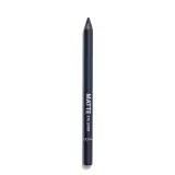Карандаш для глаз Gosh Matte Eye Liner 009 Midnight Blue тёмно-синий матовый — фото 1