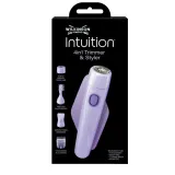 Триммер женский Wilkinson Intuition 4 в 1 для бровей, тела и бикини, 4 насадки, чехол, батарейка в комплекте — фото 1