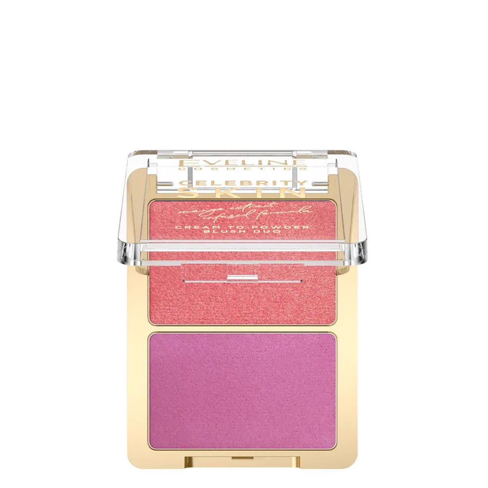 Румяна для лица Eveline Cosmetics Cream To Powder Blush Duo кремовые двойные матовые и сияющие 02