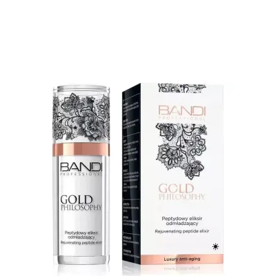 Эликсир для лица Bandi Professional Gold Philosophy пептидный, с золотом, для зрелой кожи, 30 мл