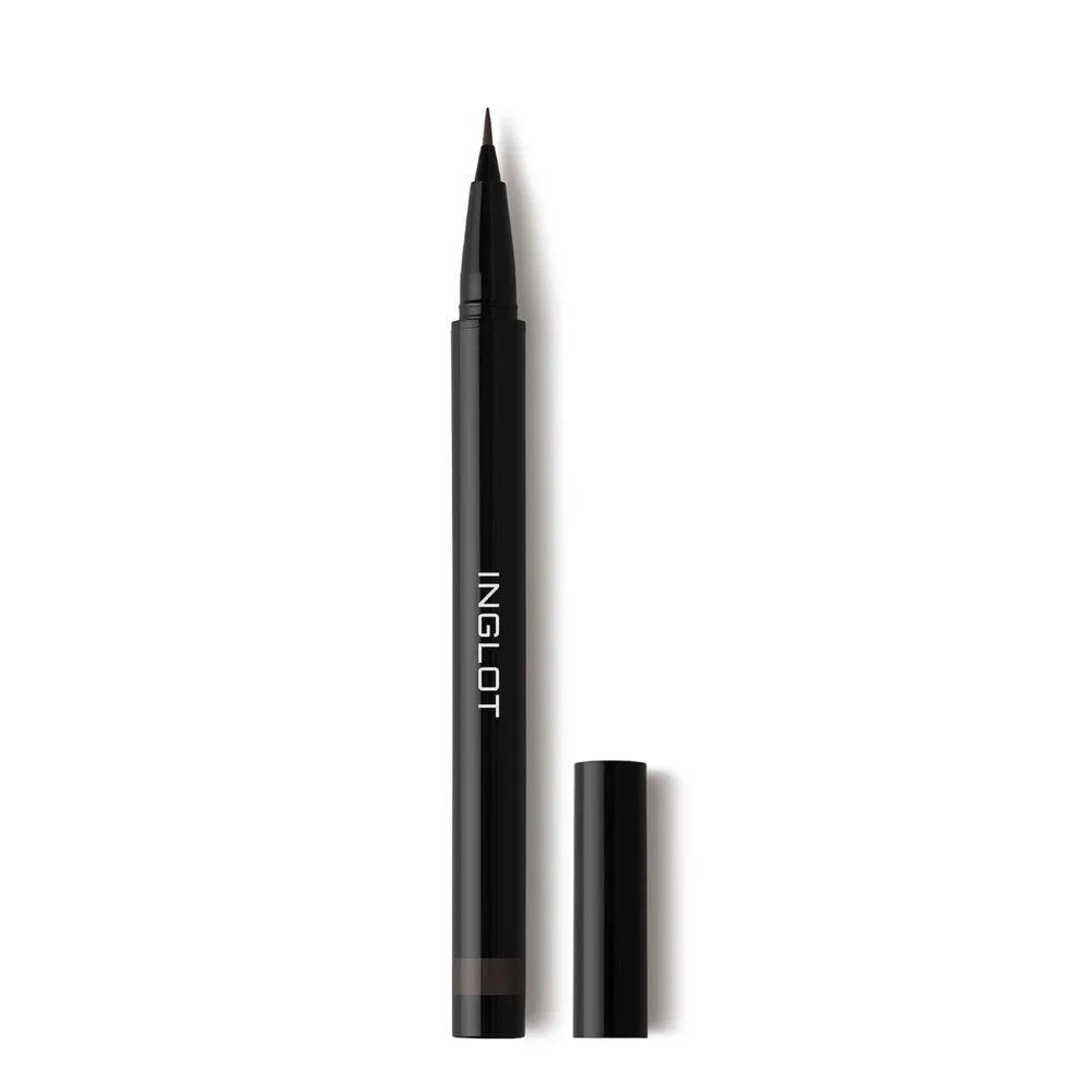 Маркер для бровей и глаз Inglot Multifunctional Brow & Eye Pen 03 Cool Brown холодный тон, прорисовка волосков