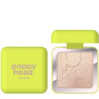 Хайлайтер для лица Poppy Head Strobelly Baked 01 Bubbelle запечённый, сияющий финиш