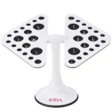 Подставка для кистей Ibra Makeup Multi Holder Butterfly с поворотом пластин 360 градусов, для сушки кистей ворсом вниз — фото 1