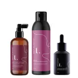 Набор для ухода за волосами Skin Science Trichologic шампунь эссенция сыворотка Hollywood, 250+100+30 г — фото 1