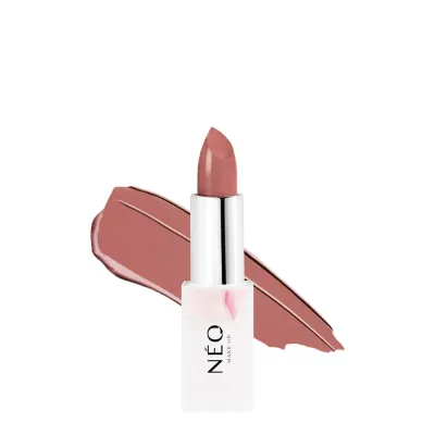 Помада для губ NEO MAKE UP Sheer Lipstick увлажняющая, натуральное покрытие, оттенок 05 Peachy Glass