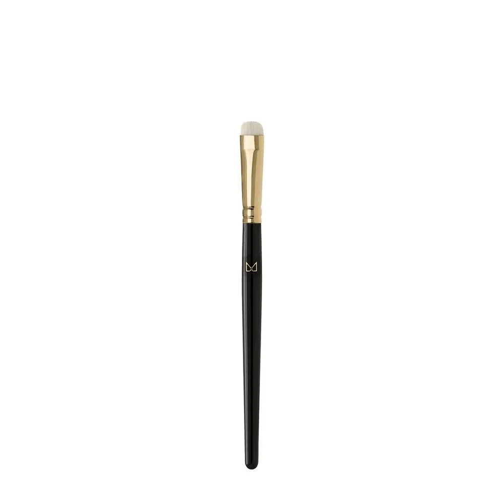 Кисть для макияжа глаз и бровей M Brush by Maxineczka 19, ручная работа, позолота 24K, 1 шт