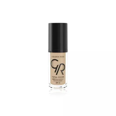 Тональный крем Golden Rose Total Cover 2 in 1 Foundation & Concealer корректор 2 в 1, стойкий, SPF 15, оттенок 05, 30 мл