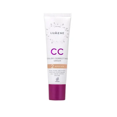 CC-крем Lumene Nordic Chic 7in1 Medium SPF 20 выравнивающий, база под макияж, 30 мл