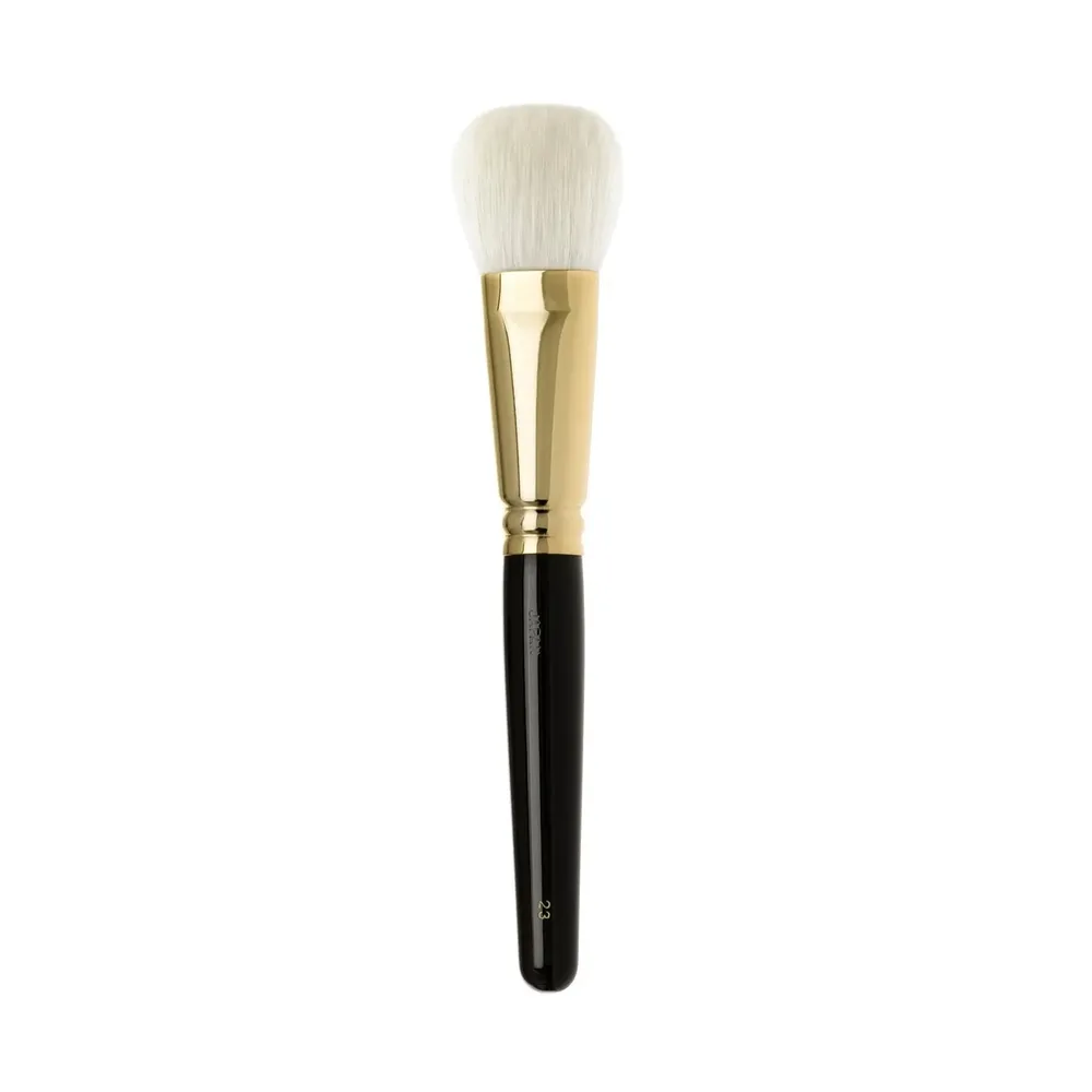 Кисть для макияжа лица M Brush by Maxineczka Back to Black 23, натуральный ворс козы, ручная работа
