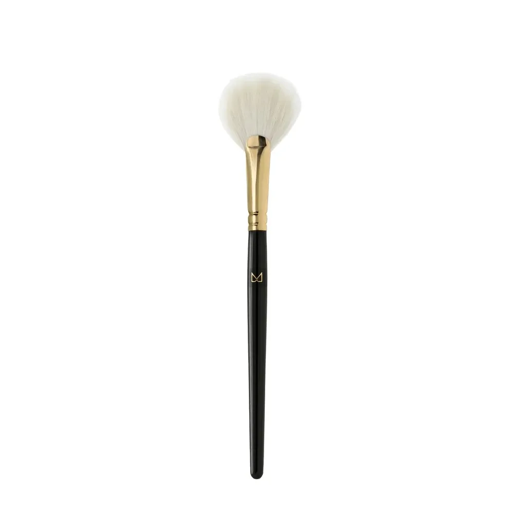 Кисть для макияжа лица M Brush by Maxineczka Back to Black 24, натуральный ворс козы, ручная работа