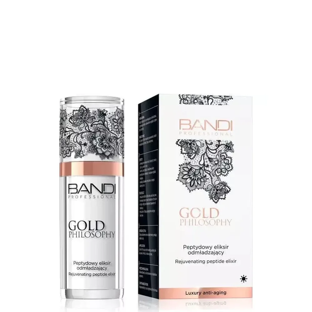 Эликсир для лица Bandi Professional Gold Philosophy пептидный антивозрастной, 30 мл