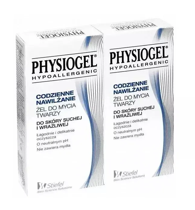 Гель для умывания Physiogel Ежедневное увлажнение для сухой и чувствительной кожи, набор 2 штуки по 150 мл