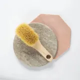 Щётка для массажа тела Magic home с ручкой, растительное волокно тампико, буковое дерево, сухой и влажный массаж, 23 x 5,5 x 6,5 см — фото 5