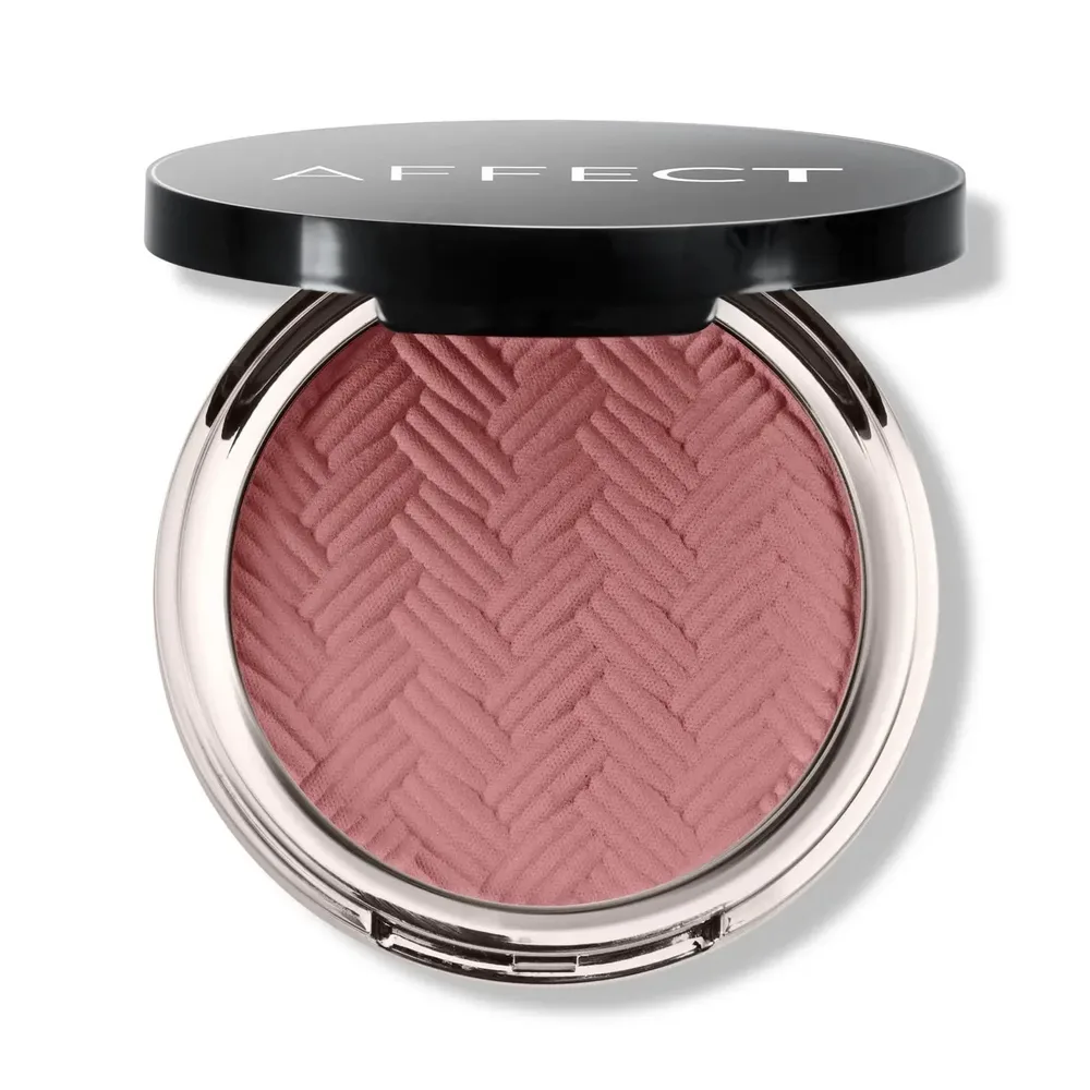 Румяна для лица Affect Velour Blush On R-0125 Mature Rose прессованные, розовые, бархатный финиш