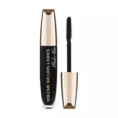 Тушь для ресниц L'Oreal Paris Volume Million Lashes Balm Noir Black объём, силиконовая щёточка Millionizer