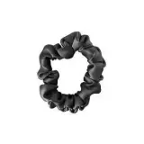 Резинки для волос Mexmo Scrunchie Medium шелковые бережные к волосам, черные, 2 шт — фото 1