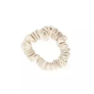 Резинки для волос Mexmo Scrunchie Mini шелковые, оттенок светло-бежевый, 2 шт
