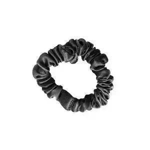 Резинки для волос Mexmo Scrunchie Mini шёлковые чёрные, 2 шт