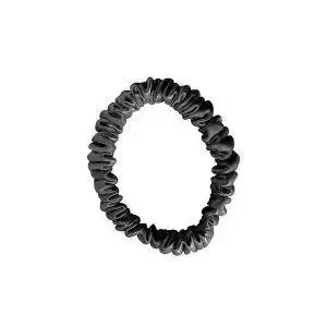 Резинки для волос Mexmo Scrunchie Small шелковые тонкие, черные, 2 шт