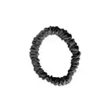 Резинки для волос Mexmo Scrunchie Small шелковые тонкие, черные, 2 шт — фото 1