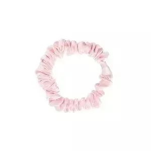 Набор резинок для волос Mexmo Scrunchie Mini шелковых узких 1 см, 2 шт, оттенок Pink Lemonade светло-розовый