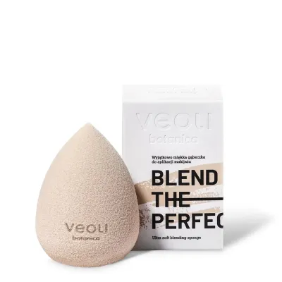 Спонж для макияжа Veoli Botanica Blend the Perfection универсальный, острый кончик и скошенная грань, 1 шт