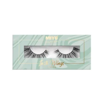 Ресницы накладные на ленте Miyo X BEAUTYVTRICKS Insta Wings Lashes Foxy лисий эффект, тонкая лента, многоразовые