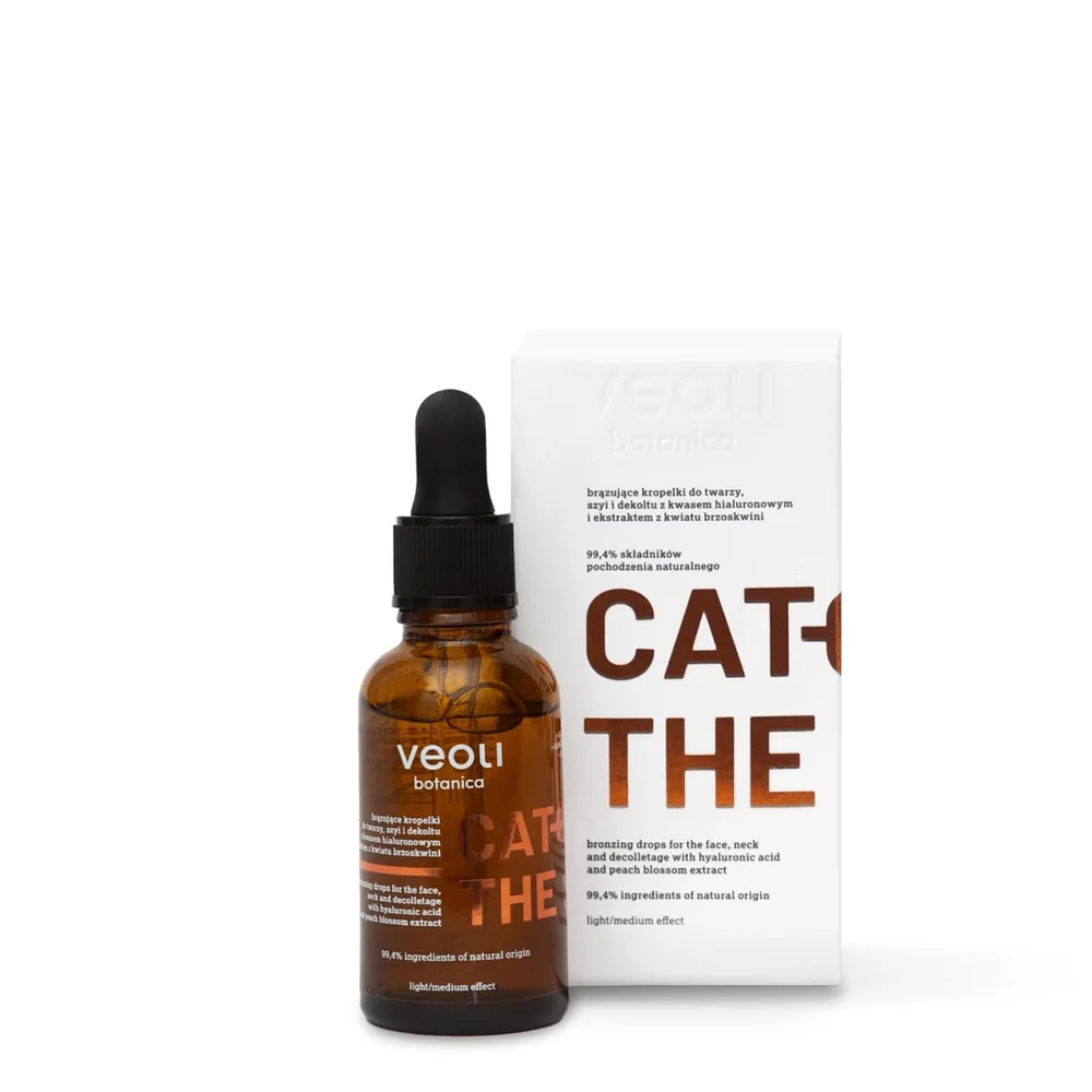 Капли Veoli Botanica CATCH THE SUN автозагар для лица с гиалуроновой кислотой, 30 мл