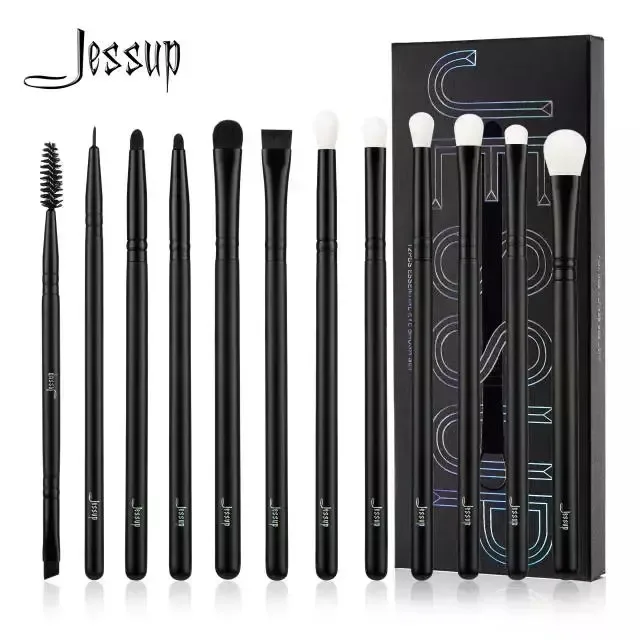 Набор кистей для макияжа глаз и бровей Jessup T322 Essential Eye Brush Set синтетический ворс, 12 штук