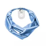Повязка для волос Mexmo шёлковая с узлом, цвет Dove Blue — фото 1