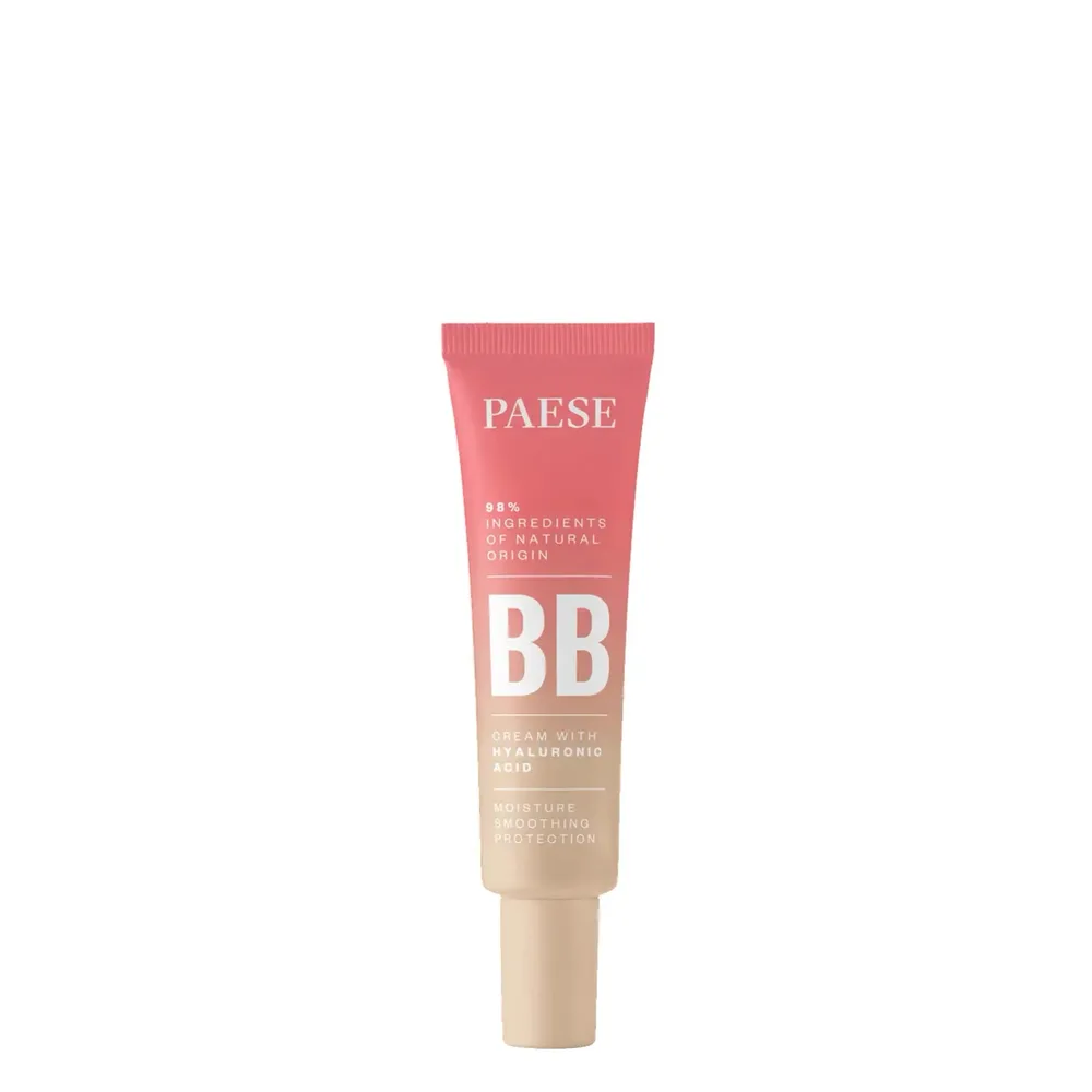BB-крем Paese с гиалуроновой кислотой выравнивающий увлажняющий, тон 02 Beige, 30 мл