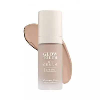 BB-крем для лица Pierre Rene Fluid Glow Touch SPF 50+ сияющий, выравнивающий тон, оттенок 02, 30 мл