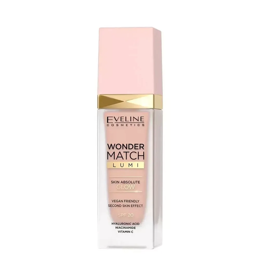 Тональный крем Eveline Cosmetics Wonder Match сияющий, выравнивание тона, оттенок 10 Vanilla, 30 мл