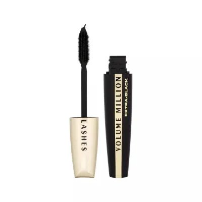 Тушь для ресниц L'Oreal Paris Volume Million Lashes Extra Black для объёма, щёточка Milionizer, 9,2 мл