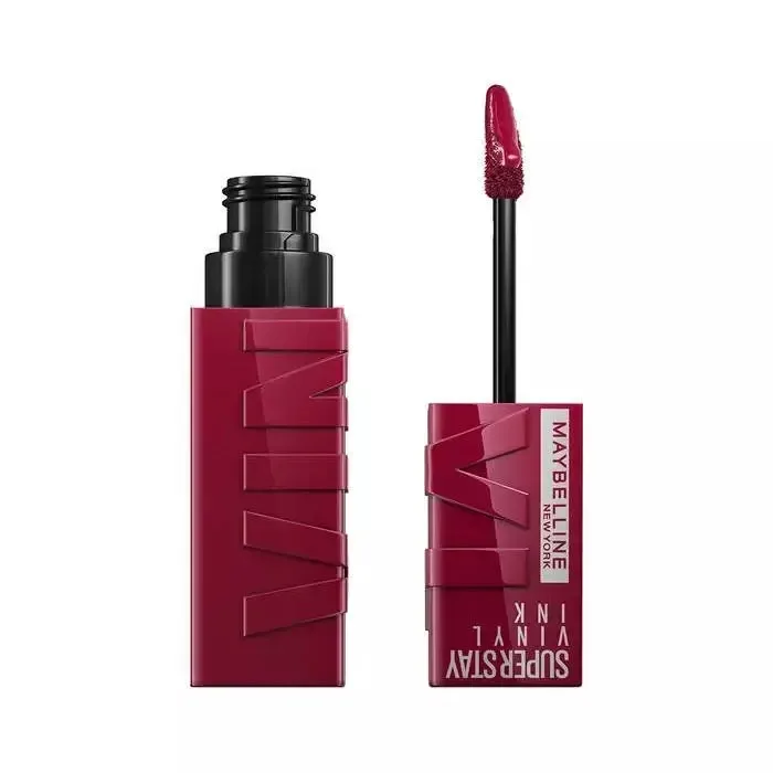 Помада жидкая Maybelline Super Stay Vinyl Ink виниловая стойкая до 16 часов, оттенок 30 Unrivaled, 4,2 мл