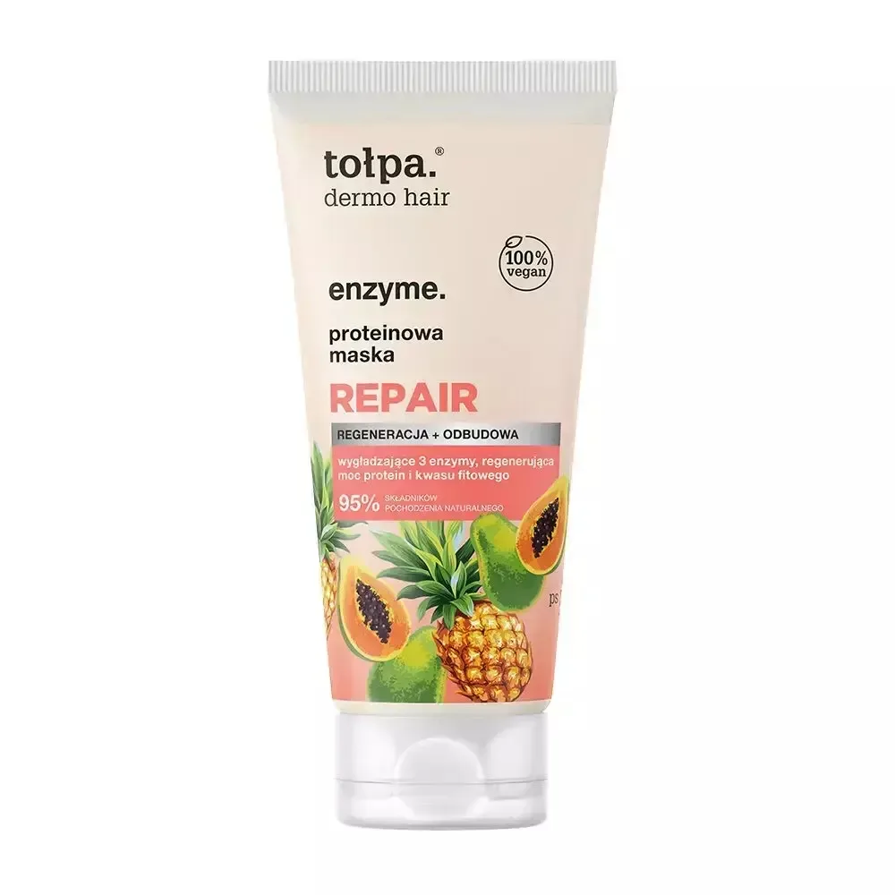 Маска для волос Tolpa Dermo Hair Enzyme Repair протеиновая восстанавливающая, 200 мл